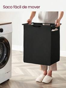 VASAGLE Laundry Baskets - 黑色 - 查看 7