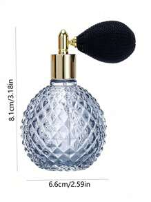 1 件 3.38 盎司空香水玻璃瓶复古水晶喷雾器女士化妆品分配器汽车空气清新剂旅行配件返校 - 彩色 - 查看 7