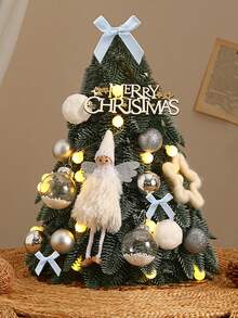 20 PCS Trang trí Giáng sinh Mini Bow Đồ trang trí Mặt dây chuyền, Đồ trang trí cây thông Noel - Nhiều màu - Xem 4