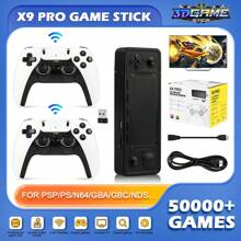 X9 PRO Arcade Gaming Console 50+ Simulators 128G Built-In 42000+ Games, 256GB 50000+Games 4K HD Nostalgia Plug & Play Retro Video Gaming Stick With Dual 2.4G Wireless Controller - X9 PRO - View 3