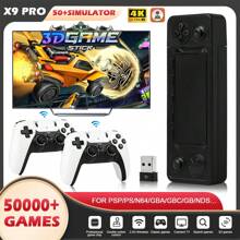 X9 PRO Arcade Gaming Console 50+ Simulators 128G Built-In 42000+ Games, 256GB 50000+Games 4K HD Nostalgia Plug & Play Retro Video Gaming Stick With Dual 2.4G Wireless Controller - X9 PRO - View 4