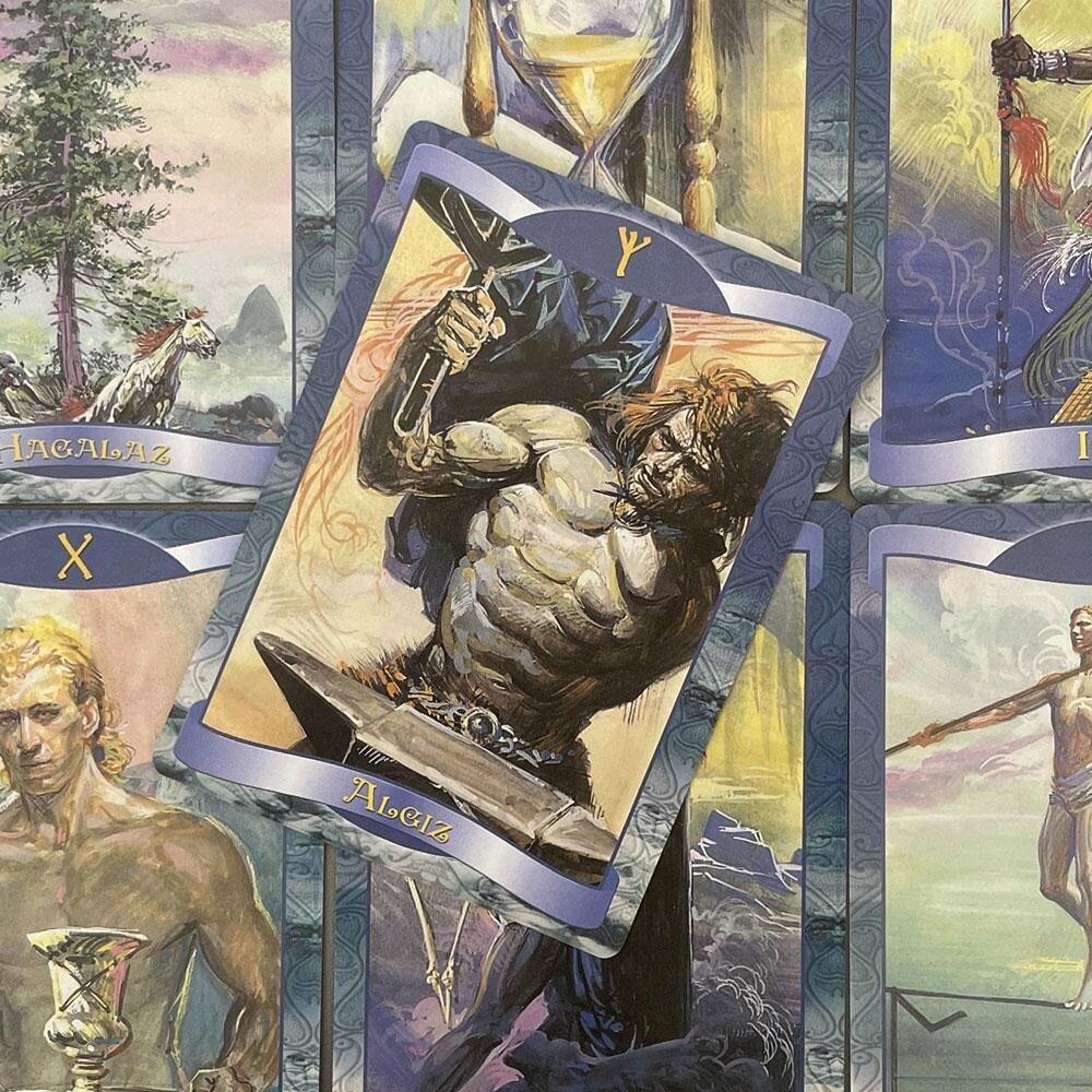 Runes Oracle Cards Poker English Spanish Version Entertainment Party