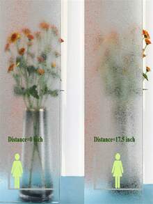 Phim cửa sổ riêng tư, Phim cửa kính trang trí, Phim cách nhiệt cửa sổ tĩnh điện, Không keo dán, có thể tháo rời, Chống tia UV để trang trí nhà và văn phòng - trắng - Xem 3