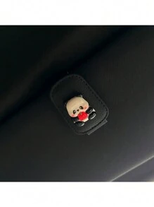 可爱熊猫多功能夹式眼镜架，汽车遮阳板太阳镜夹，收纳夹 - 均碼 - 查看 18