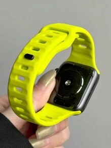 2 chiếc dây đeo cổ tay thể thao bằng silicon màu xanh lá cây unisex có thể điều chỉnh và bao bảo vệ đồng hồ mềm rỗng chống rơi, phù hợp với 40/41/42/44/45/46/49mm, thích hợp cho các dòng Ultra/SE/11/10/9/8/7/6/5/4, phụ kiện đồng hồ thông minh. - Nhiều màu (không có đồng hồ) - Xem 5