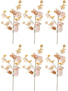 1 cái/3 cái/6 cái, 32,7in/83cm Cây nhân tạo Lá khuynh diệp, Lá khuynh diệp nhân tạo, Lá khuynh diệp giả trong màu sơn dầu, Thích hợp cho trang trí nhà cửa, Tiệc tùng, Đám cưới, Trang trí mùa thu, Bàn làm việc, Vườn, Trang trí phòng, Lễ hội, Halloween, Hoa cưới, Đồ trang trí giữa bàn, Quà tặng, Ngày lễ tình nhân, Quà tặng - Nhiều màu - Xem 9