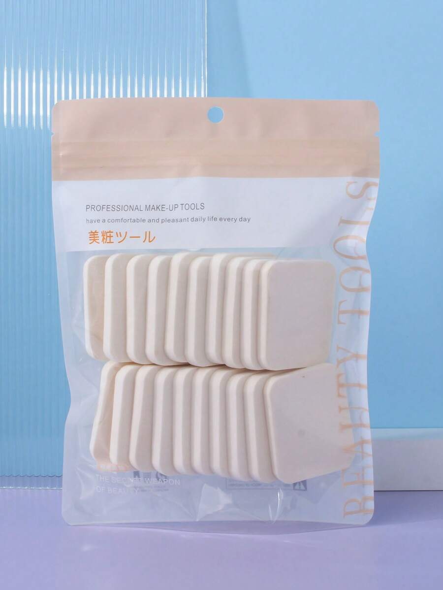 Runde & quadratische Make-up Schwämme, Latex Puderquaste geeignet für trockene & feuchte Anwendung, perfekt für Foundation, BB Creme, Concealer und Gesichtskosmetik, günstig, Strumpfhalter, Make-up, Make-up Utensilien, Billigartikel, Geschenke, Geschenke für Frauen, Weihnachtsgeschenke - Verschiedenfarbig - Übersicht 1