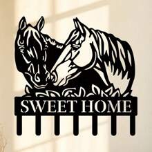 HELLOYOUNG 1 cái, Móc chìa khóa kim loại đầu ngựa treo tường, Móc chìa khóa túi đựng quần áo đa năng, Móc treo tường trang trí phòng khách, Tường kim loại, Thích hợp để trang trí nhà hiện đại, Trang trí phòng, Trang trí phòng ngủ, Trang trí phòng tắm, Chống thấm nước, Chống gỉ, Trang trí tường - Nhiều màu - Xem 8