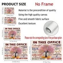 1 件带框励志墙贴适用于办公室激励团队合作海报引言办公室墙面装饰励志墙面装饰图片印刷品适用于办公室或卧室办公室礼物可直接悬挂桌面装饰 - 彩色 - 查看 2