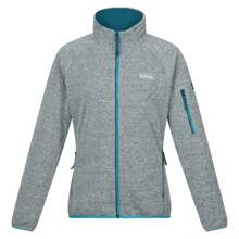 Regatta Damska/damska bluza polarowa Ravenhill Full Zip (wybielona aqua/Tahoe Blue)