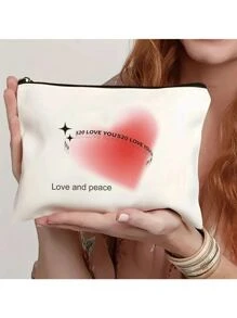 花朵,蝴蝶,蝴蝶结,爱心,秋季新款时尚,圣诞礼物,节日必备,万圣节,圣诞节,手拿包,零钱包,洗漱用品,化妆包,DIY,送女友,情人节,送妈妈,母亲节,旅行,包包,女包,旅行必备,布包,定制名字, - 米色 - 查看 4