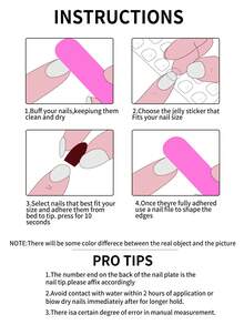 Bộ 24 miếng móng tay giả ngắn có họa tiết trái tim, mang phong cách Trung Hoa mới mẻ, đơn giản. Thích hợp để phụ nữ và trẻ em gái đeo hàng ngày. Bao gồm một dũa móng, một keo dán và một que tẩy móng - Nhiều màu - Xem 5