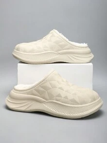 Giày thể thao ngoài trời đế mềm ấm áp và bền bỉ cho nữ, màu kaki - Màu be - Xem 3