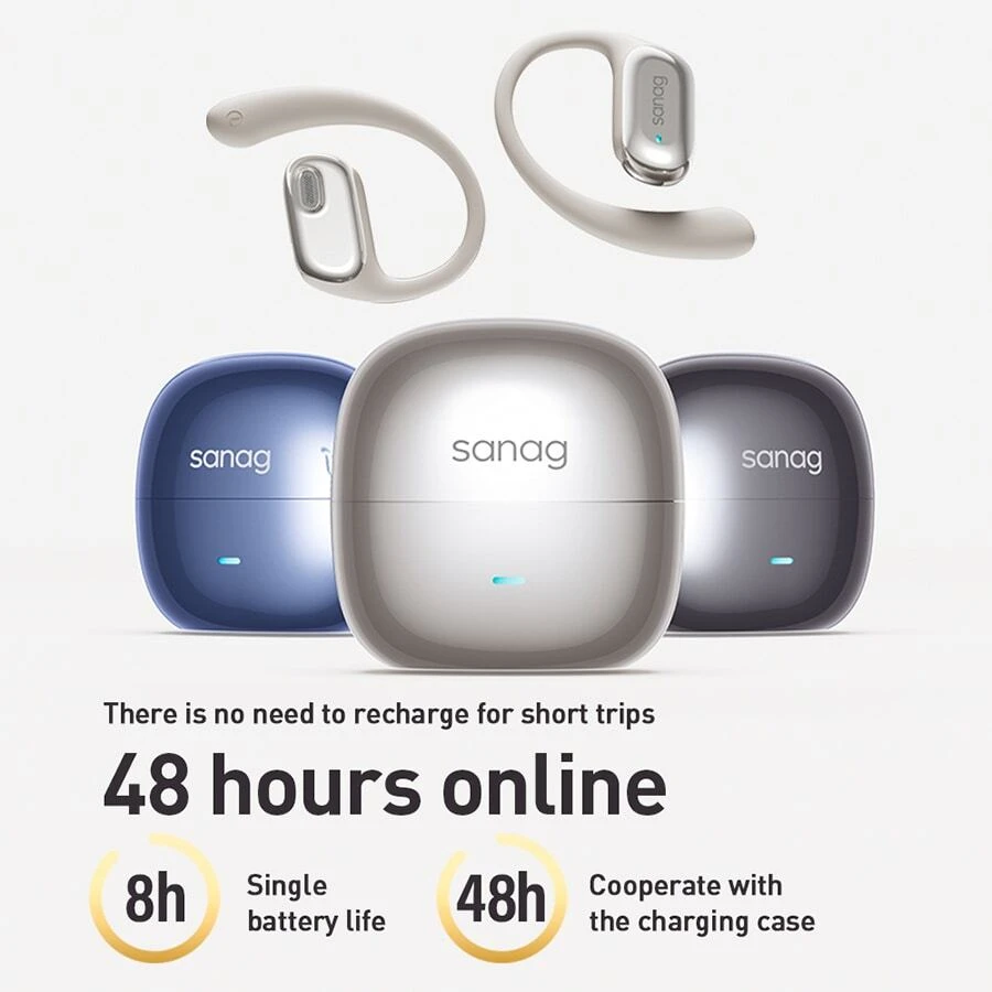 sanag Sanag G30S Wireless Earphone Open Ear Design Air Conduction Ear