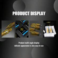 YILONG 20Pcs Tattoo Needle Yellow Dragonfly Individually Packaged Professional Grade Sterilized Tattoo Ink Cartridge Needle Eyebrow Tattoo Needle - Yellow - View 7