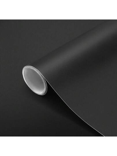 Ucdfi 1roll Matte Zwart Contact Paper Peel Stick Wallpaper Thick Waterproof ative Self Adhesive Vinyl Film Wrap Cabinets Countertops Walls Table, Renovation Stickers Wand Panels, Paper, Wallpapers, ation Items Refresh Your Home, Festival Birthday Graduation