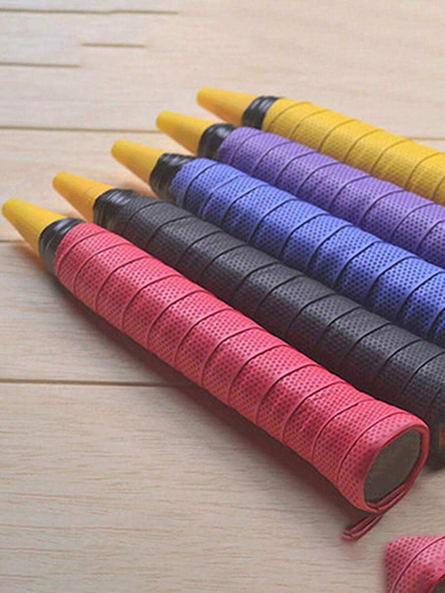 60pcs (Color Mixing)NonSlip Badminton Racket Grip Tape, Portable