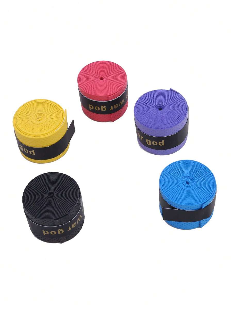 60pcs (Color Mixing)NonSlip Badminton Racket Grip Tape, Portable