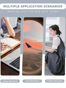 時尚便攜大容量旅行包，適合短途旅行，可放行李箱上，沙灘包夏季旅行必備品夏季配件度假旅行收納袋醫院包露營旅行配件