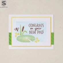 可爱小青蛙透明印章和模具套装 - 非常适合 DIY 剪贴簿、名片打印和工艺品 - 包括硅胶印章和切割模具 - 無色 - 查看 4