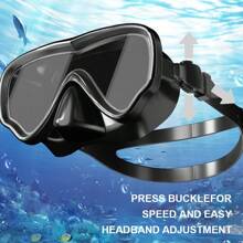 Adult Diving Mask - Tempered One-Piece Mask, Protective Anti-Fog Anti-Water For Outdoor Sports, Water Activities, Swimming, Beach Essentials, Beach Accessories, Pool Float