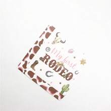 My First Rodeo Birthday Party Decorations-20Pcs Beverage Napkins Pink Cowgirl Napkins, Blue Cowboy Blue Paper Napkins Western Rodeo Disposable Paper Napkins Guest Hand Towels For My First Rodeo Birthday Party Supplies, - Multicolor - View 12