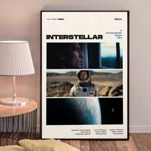 1 件墙面艺术海报无框星际穿越经典科幻电影海报优质印刷品和海报高清质量海报墙面艺术画书房家居装饰流行 - 彩色 - 查看 57