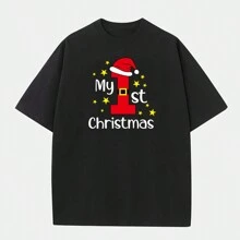 1 件 First Christmas 熨烫贴纸，适用于服装装饰、DIY T 恤、面具、牛仔裤、背包补丁 - B - 查看 9