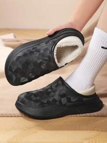 Przytulne damskie kapcie termiczne z wodoodporną podszewką z futerka, zapewniające wygodę w pomieszczeniach i na zewnątrz