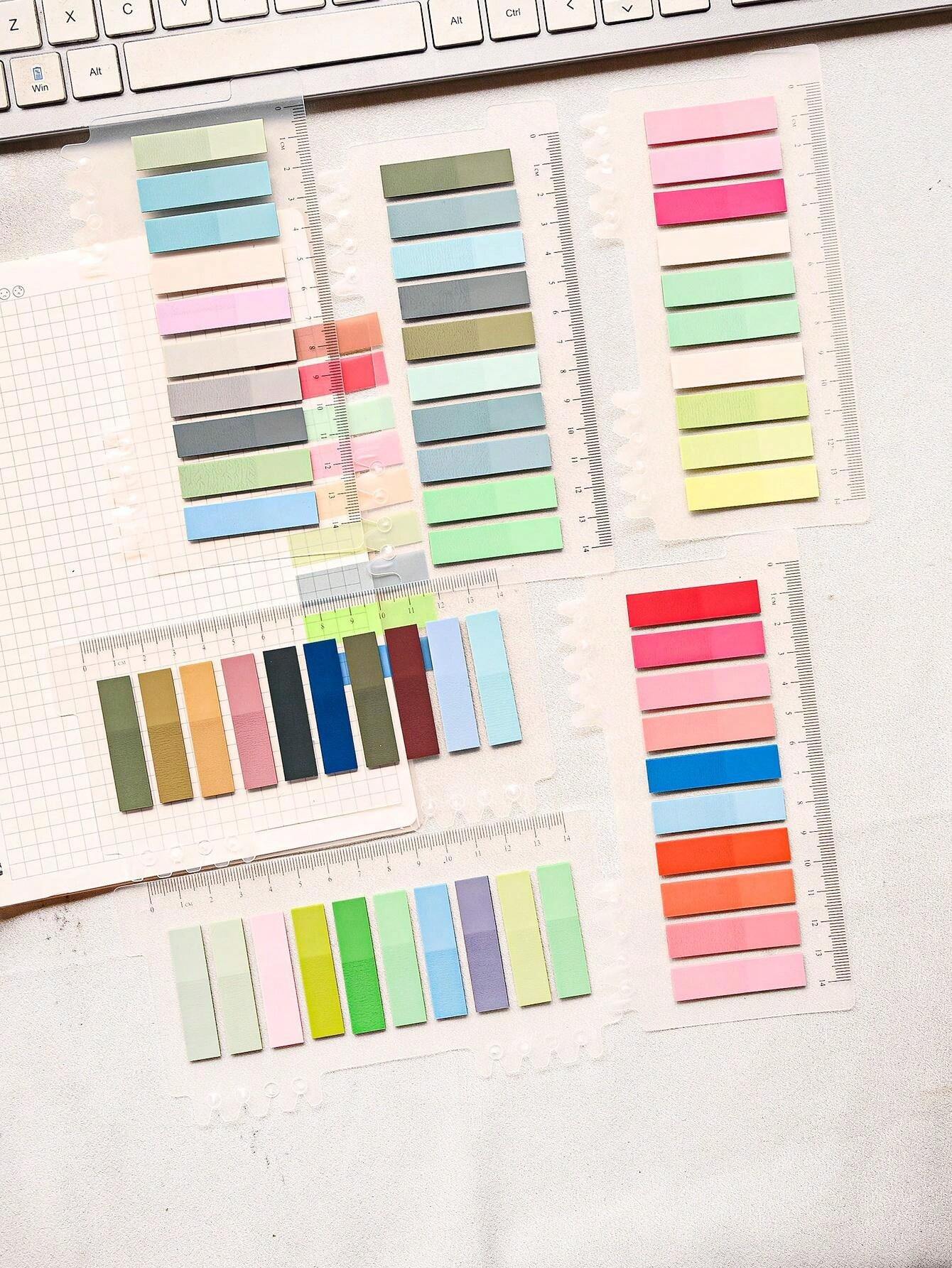 200 Sheets Of 1 Type Index Sticker Plastic Material Indicator Stickers