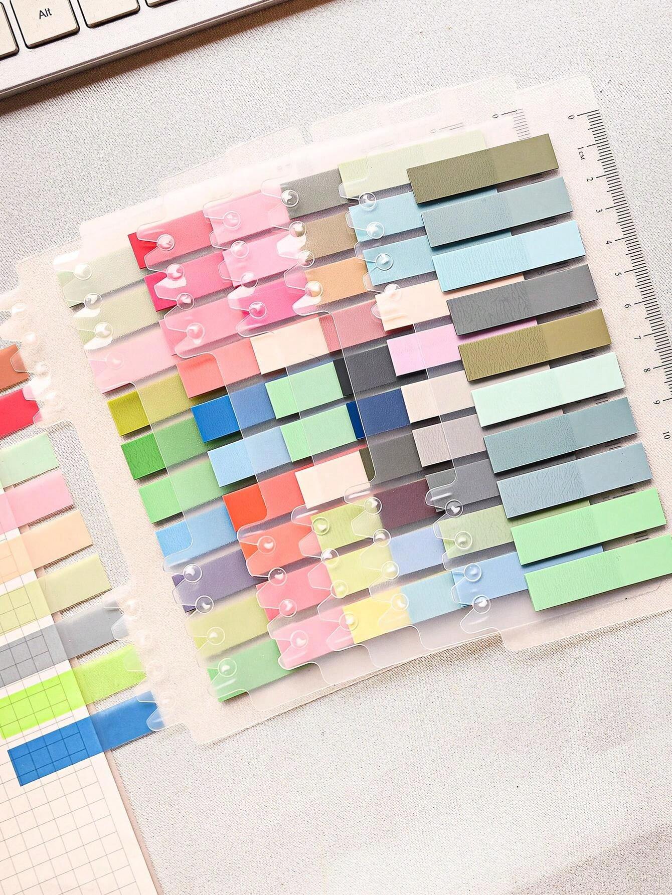 200 Sheets Of 1 Type Index Sticker Plastic Material Indicator Stickers