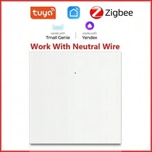 qaroota ZigBee 墙壁触摸智能灯开关 AC100-240V 需要中性线 Smart Life/Tuya 1/2/3 组 ZigBee 网关兼容 Alexa - 彩色 - 查看 13