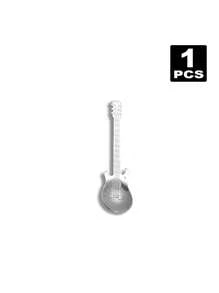 1/2/4/6 件装不锈钢吉他形咖啡/甜点勺 - 銀色 - 查看 9