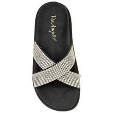 Women's Shiny Clogs Comfortable Tractor Platform Sandal 8301 - màu đen - Xem 6