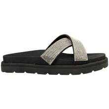 Women's Shiny Clogs Comfortable Tractor Platform Sandal 8301 - màu đen - Xem 5