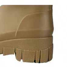 女士防水雨靴，时尚户外工作运动鞋，休闲厚底厚底雨靴 - 軍綠色 - 查看 4