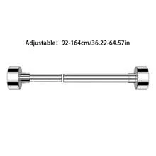 [流行] 不锈钢伸缩杆 - 无需钻孔，安装简便，可调节，适用于浴帘、衣柜等 - 有银色、黑色、白色和灰色可选，配有方便的塑料底座卧室、收纳盒、收纳盒、家庭收纳、女士白色 T 恤、女士黑色裤子、女士冬装、连衣裙、女士冬装、优雅女装、女士白衬衫、长袖、女士白色连体裤、女士春装、女士春装、春季、春装、极简主义、夏季上衣 - 彩色 - 查看 18