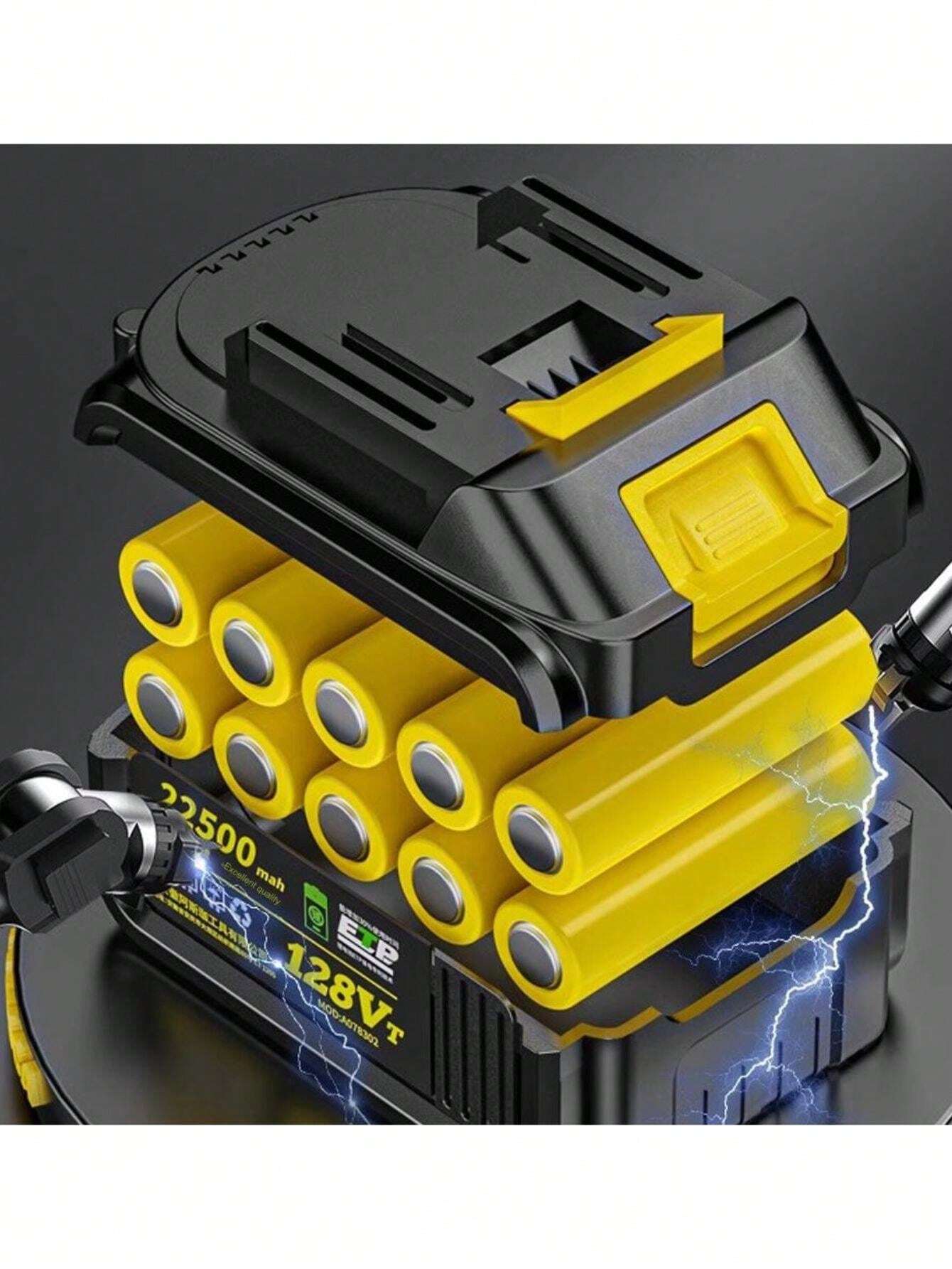 1 Piece Angle Grinder, Brushless Electric Grinding Tool,3 Gear