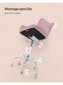 SONGMICS Home Office Chairs - Hồng - Xem 6