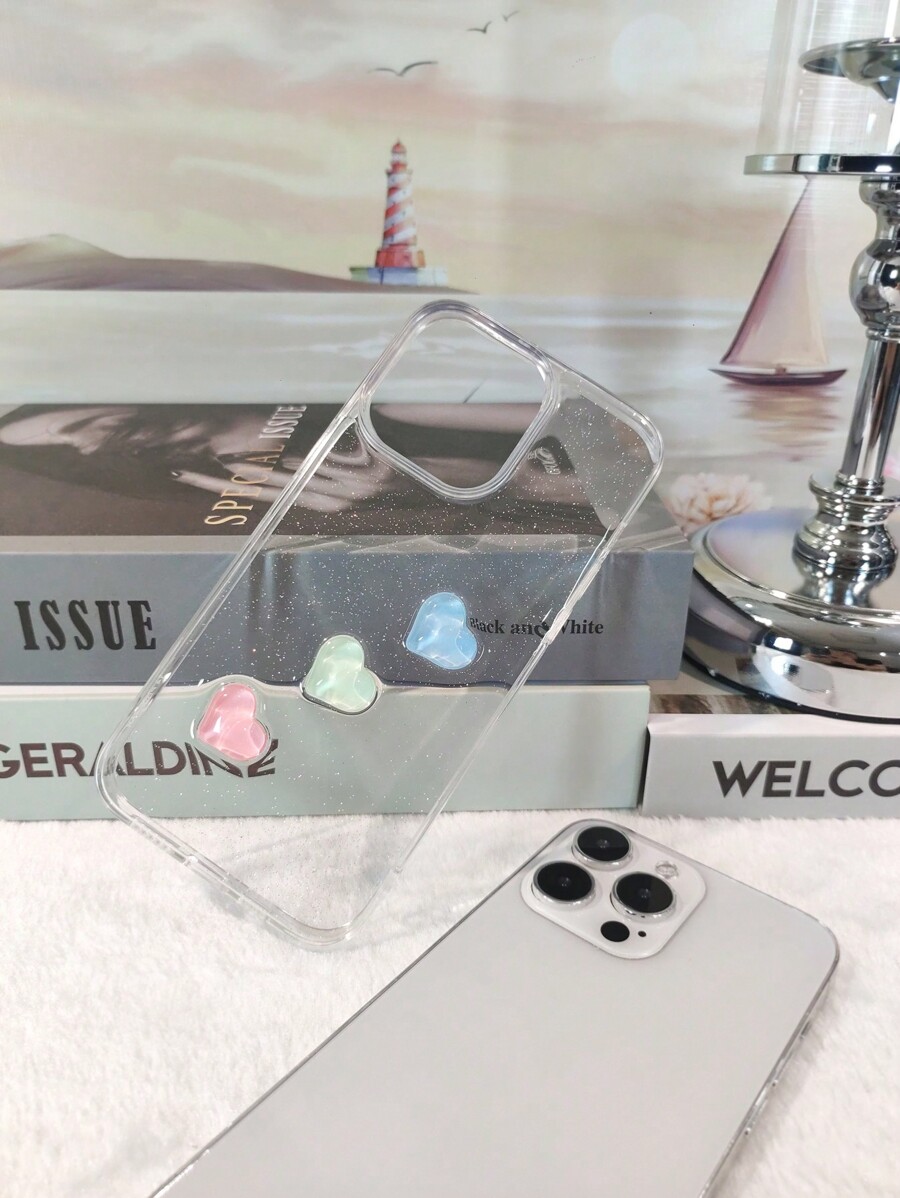 ZUJO Étui Porte-cartes En Acrylique Compatible Avec IPhone 15 Pro