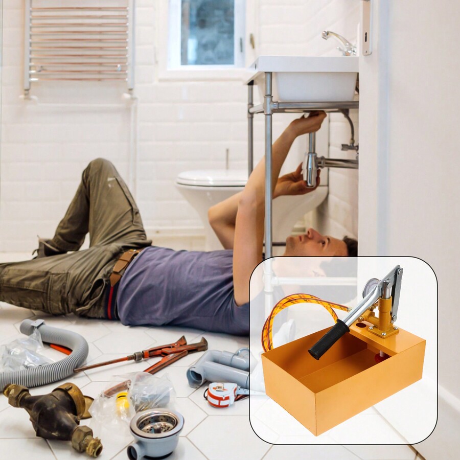 40KG Copper Water Pressure Test Pump Hand Pump Test Tool Hydraulic