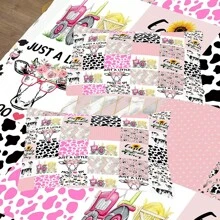 Dinosaur Bedding Set Pink Dinosaur Comforter,Full Bedding Set For Girls,Cute Dinosaur Comforter Cartoon With 1 Comforter 2 Pillowcases - 黑色 - 查看 4