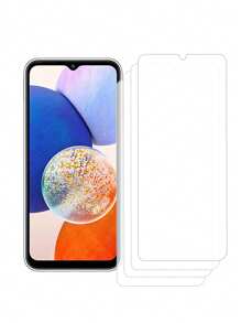 3 miếng dán màn hình siêu mịn, độ cứng 9H, chống mồ hôi, độ nét cao, kính cường lực trong suốt bảo vệ màn hình tương thích với Galaxy S21/S22/S23/S24 Ultra/S24 FE - Trong sáng - Xem 54