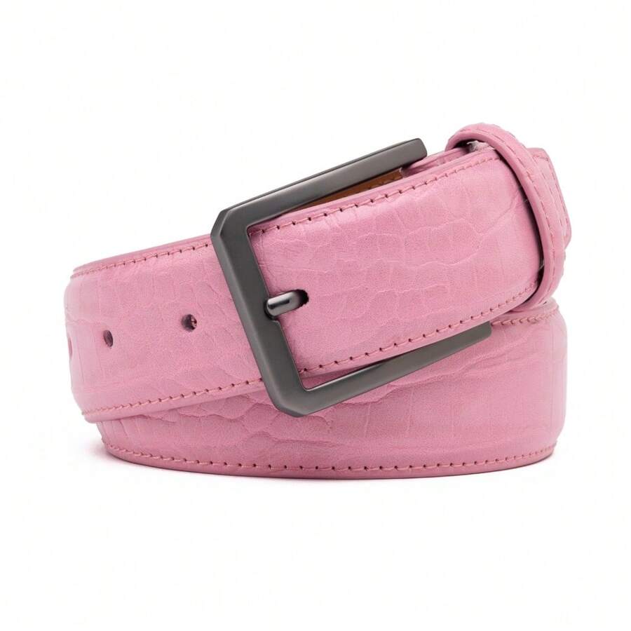 1 PIEZA CINTURÓN DE HOMBRE PARA CUATRO ESTACIONES - Rosa - Ver 1