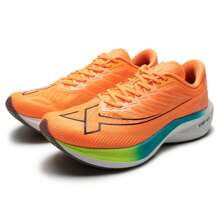 XTEP One-Piece 1.0 Men's Low-Top Sports Shoes, Wear-Resistant Lightweight Fashionable Running Sneakers - Fluorescent Soft Orange - View 3