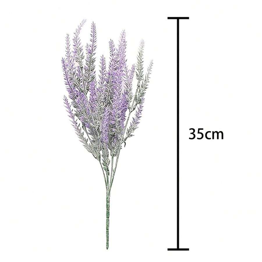 Artificial Purple Lavender, Fake Lilac Flower For Wedding Bouquet DIY