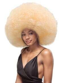 蓬松爆炸头假发，派对节日服装假发 - 彩色 - 查看 10