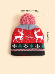 2 件儿童针织帽和围巾，柔软温暖，适合女孩秋冬季日常户外使用，可作为礼物赠送。 - 彩色 - 查看 4