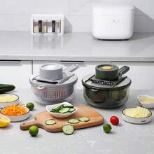 1pc Multi-Function Vegetable Cutter, Thick Design, Stainless Steel Material, Can Slice, Shred, Suitable For Potatoes, Radish, Cucumber, Carrot, Can Cut Fruits And Vegetables, Time And Effort Saving - Multicolor - View 1