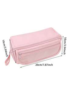 Large-Capacity Pencil Case Stationery Box - Multi-Functional, Organized, And Stylish Design - Japanese And Korean Version Inspired, Perfect For Back To School Essentials,Boho Vibes